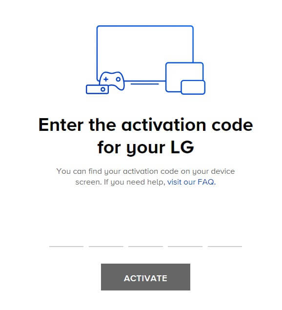 Enter the Paramount+ activation code