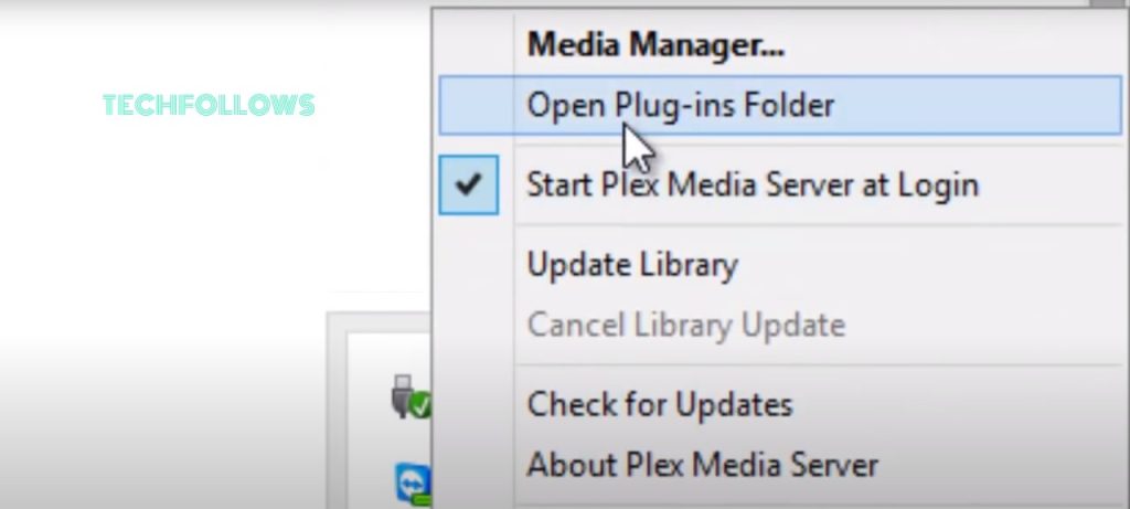 Open the Plug-ins Folder on Plex