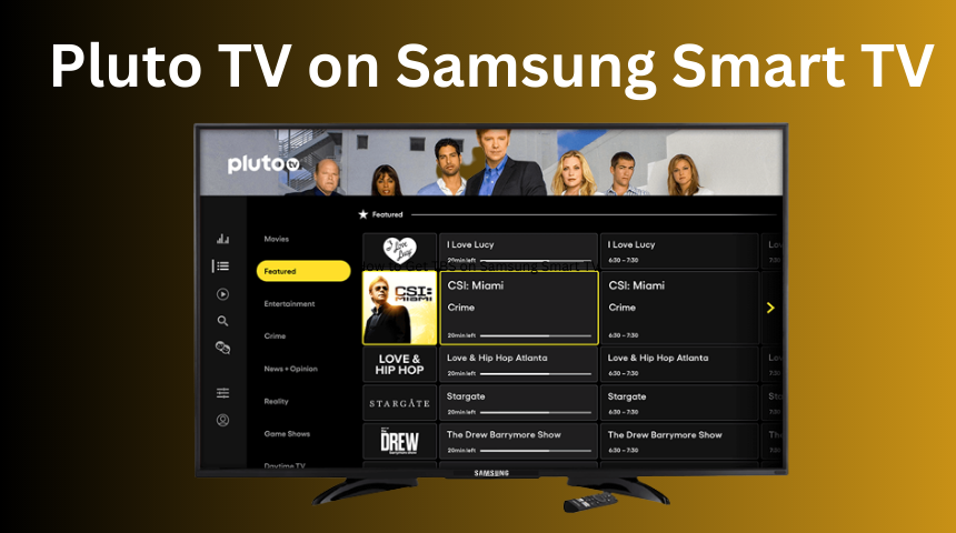Pluto TV on Samsung Smart TV
