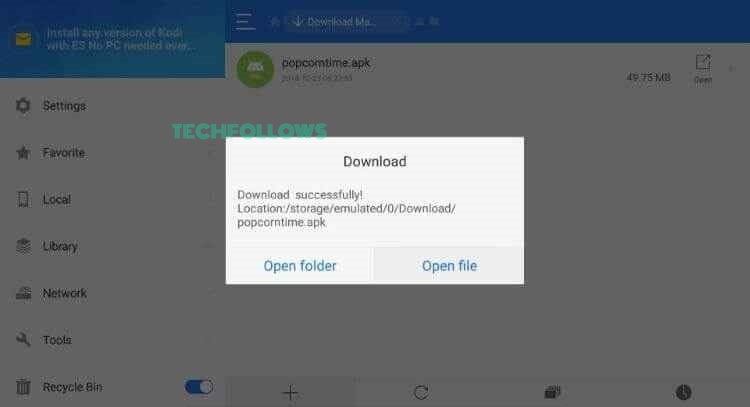 Click the Open File button