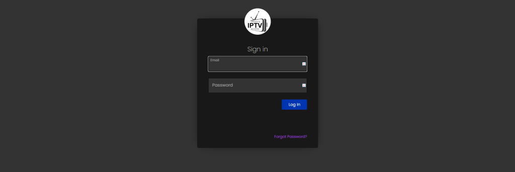 Private IPTV Web Player