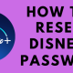 Reset Disney Plus Password