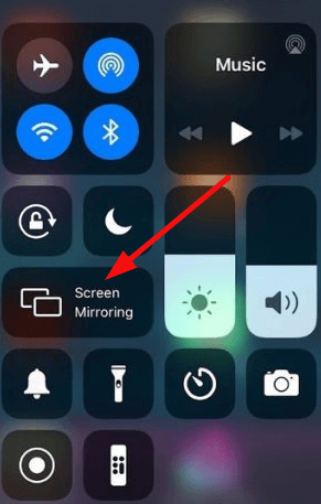 Select Screen mirroring and AirPlay Chrome on your Samsung Smart TV