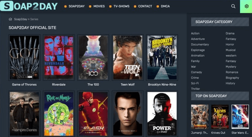 Play any movie on the website