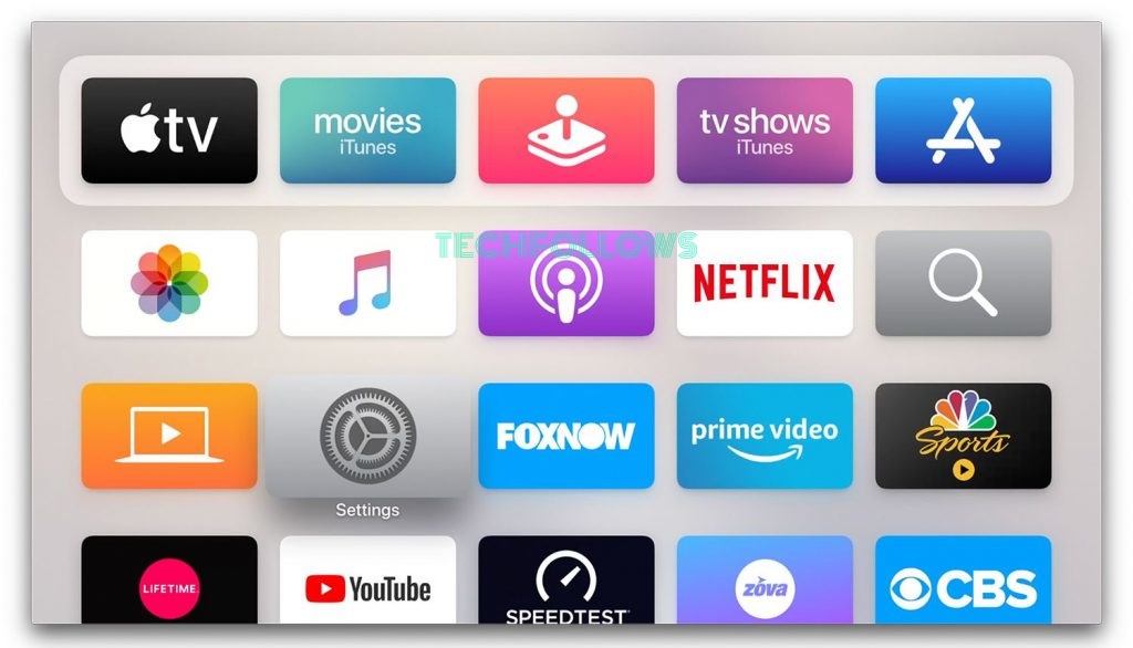 Open App Store on Apple TV