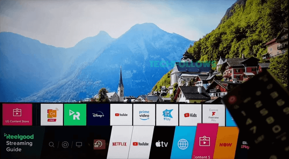 Open Web Browser on LG TV