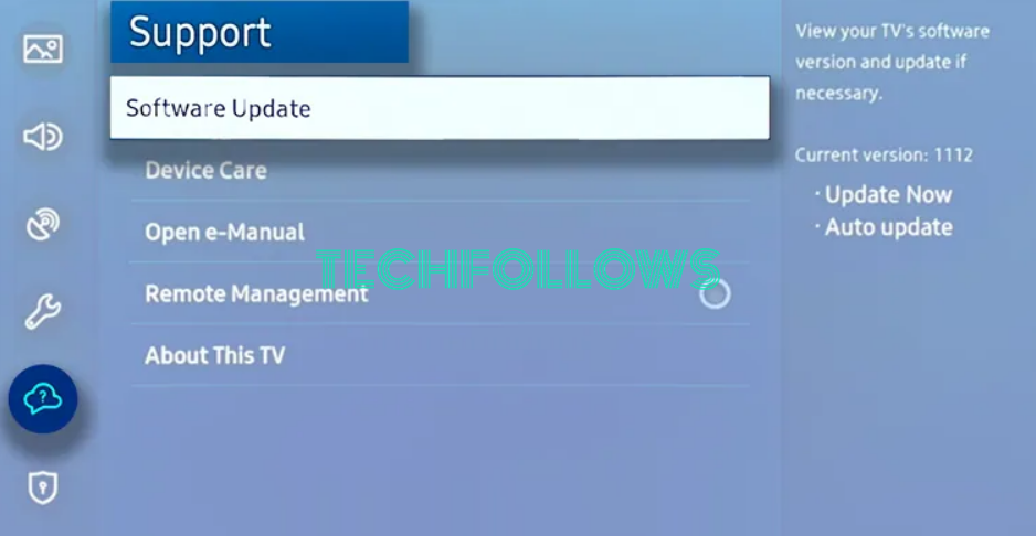 Update Samsung Smart TV to fix AirPlay issue