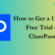 ClassPass Free Trial
