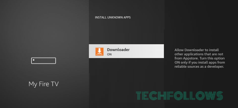 Enable Downloader app