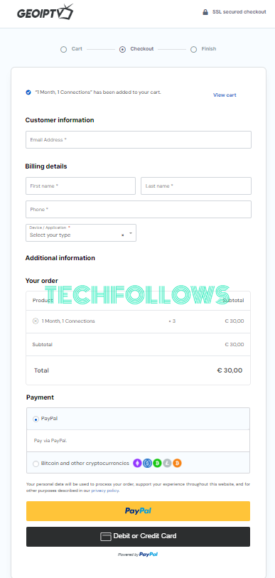 Sign Up on Geo IPTV