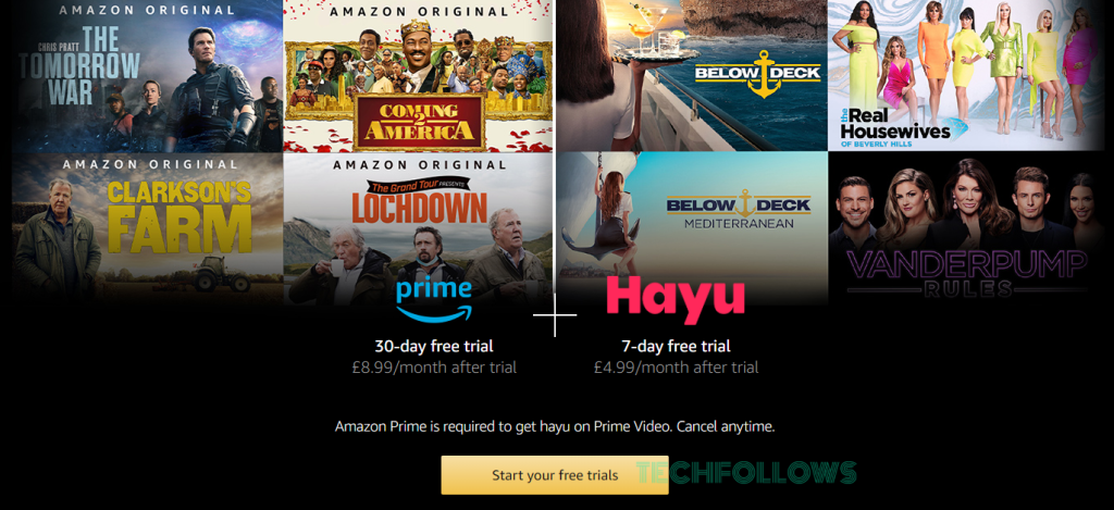 How to cancel hayu free trial amazon prime cheap