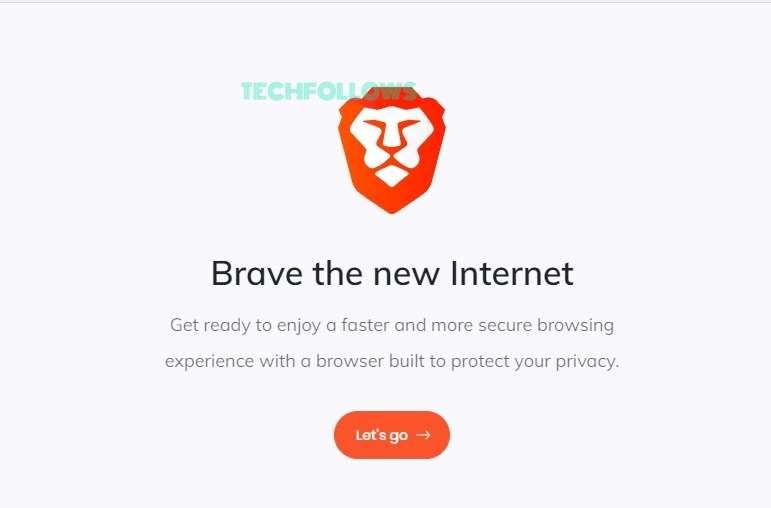 Open the Brave browser