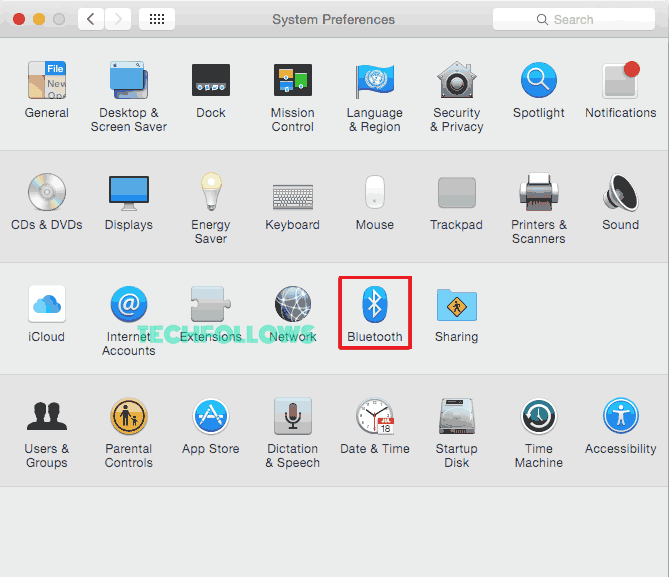 Open Bluetooth on Mac