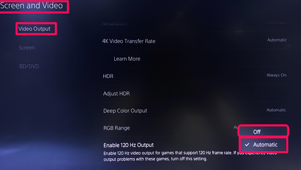 How to Get 120 FPS on PS5 - Enable 120 Hz Output