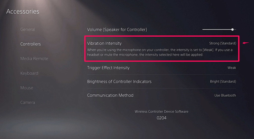 How to Turn Off Adaptive Triggers on PS5 - Vibration Intensity