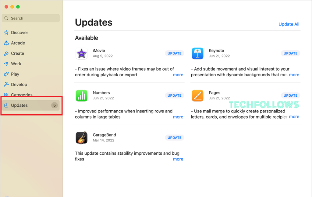 Update WhatsApp on Mac