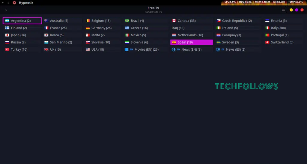 IPTV provider content