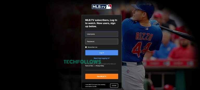 Sign in to MLB on PS5