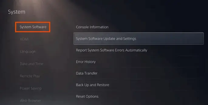 PS5 Disc Drive Not Working - System Software 