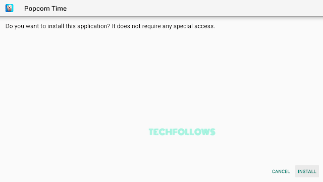 Install Popcorn Time on Android TV