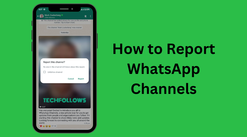 Report WhatsApp Channel