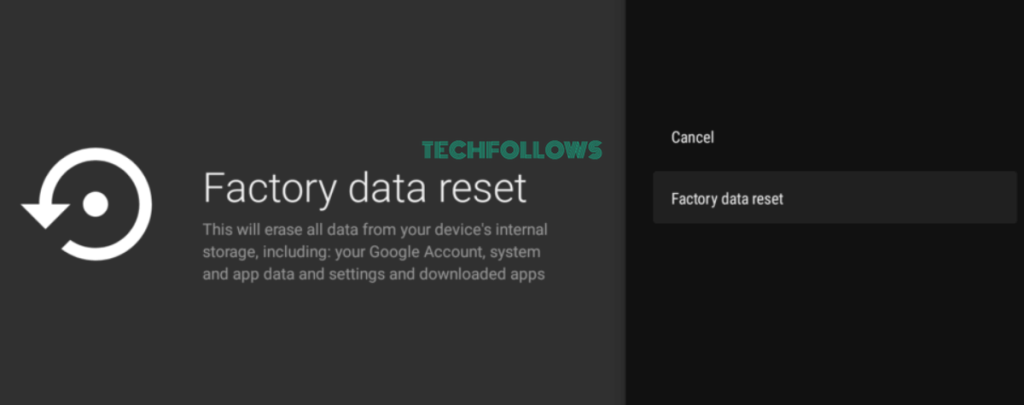 Factory Reset Hisense Android TV