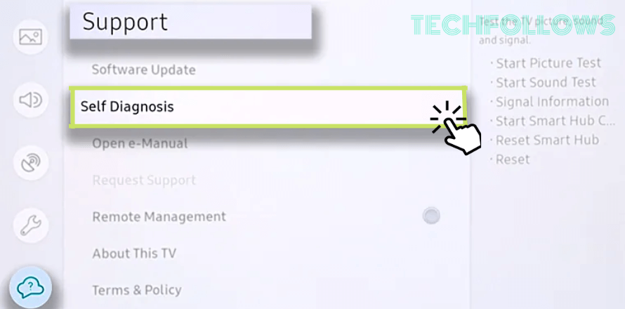 Tap Self Diagnosis