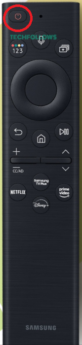 Power button on One Remote