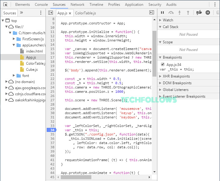 Debug Mode on Samsung TV Developer Mode