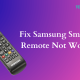 Samsung TV Remote Not Working