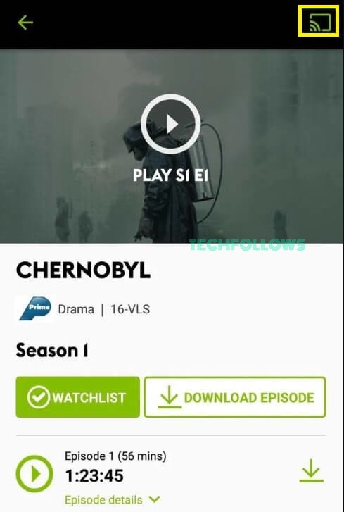 Cast the app