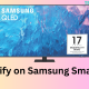 Spotify on Samsung TV (2)
