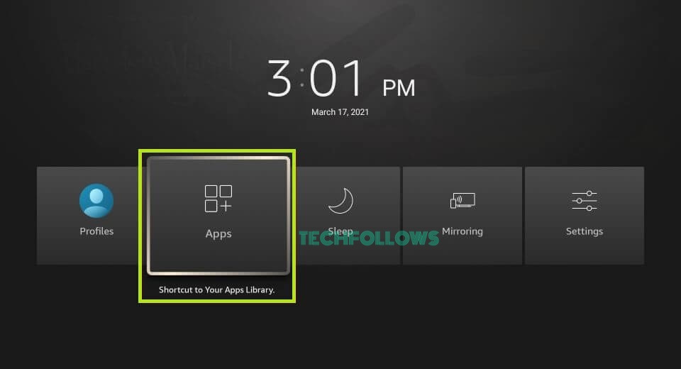 Open Apps on Firestick