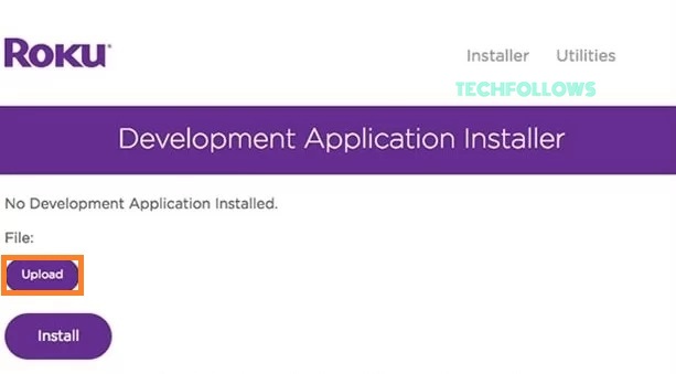 Click the Update button to get TeaTV APK on Roku