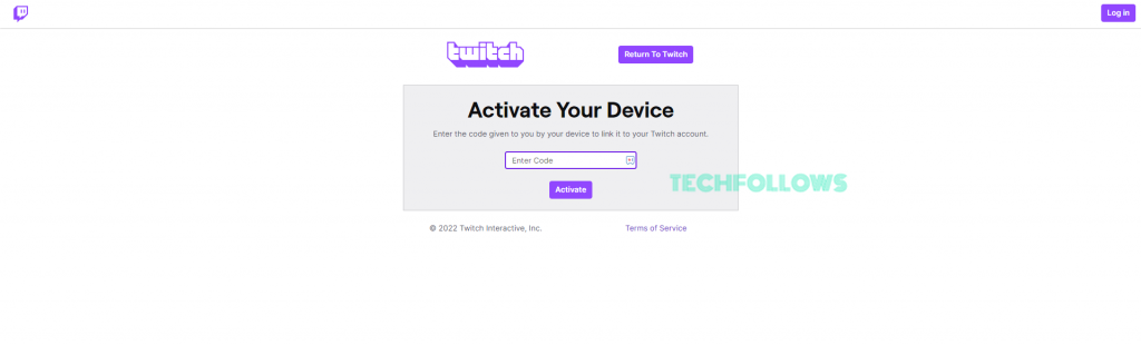 Activate Twitch on Samsung TV