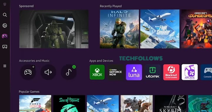 Samsung Gaming Hub on Twitch