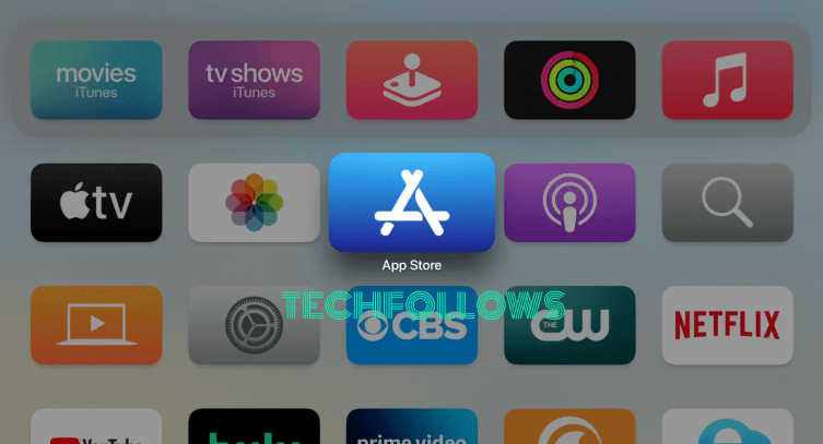 Navigate to the App Store on Apple TV