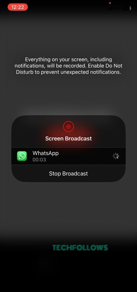 Share your smartphone screen on WhatsApp Video Call
