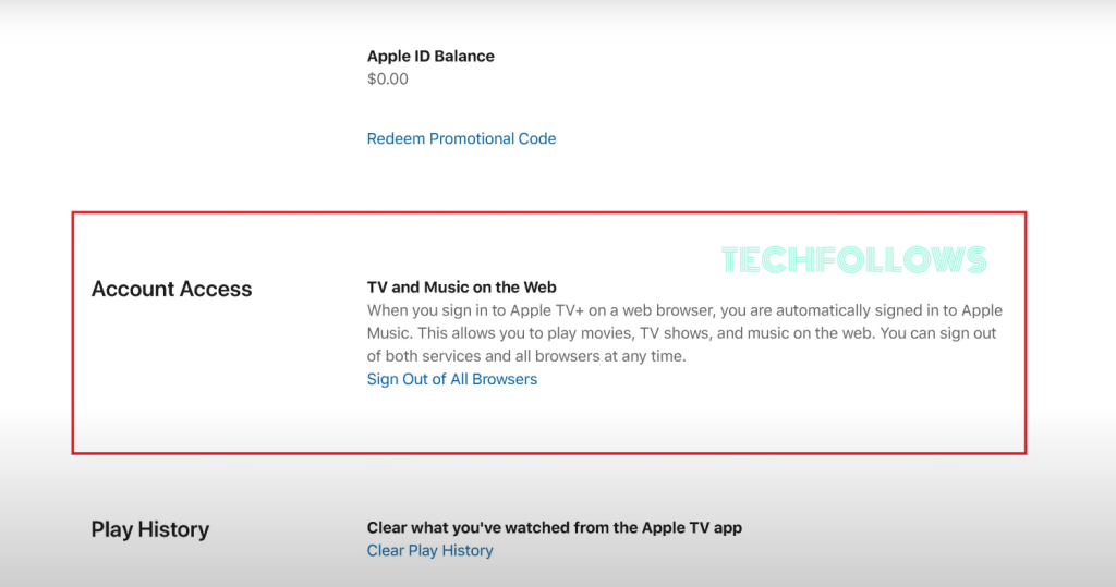 Sign out of all devices if apple tv not working on roku