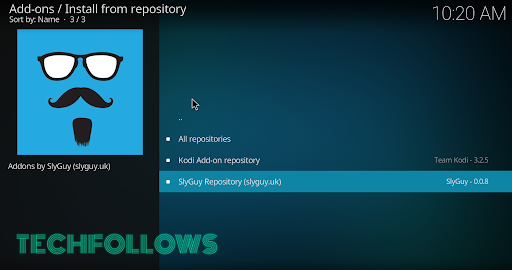 Select SlyGuy repository