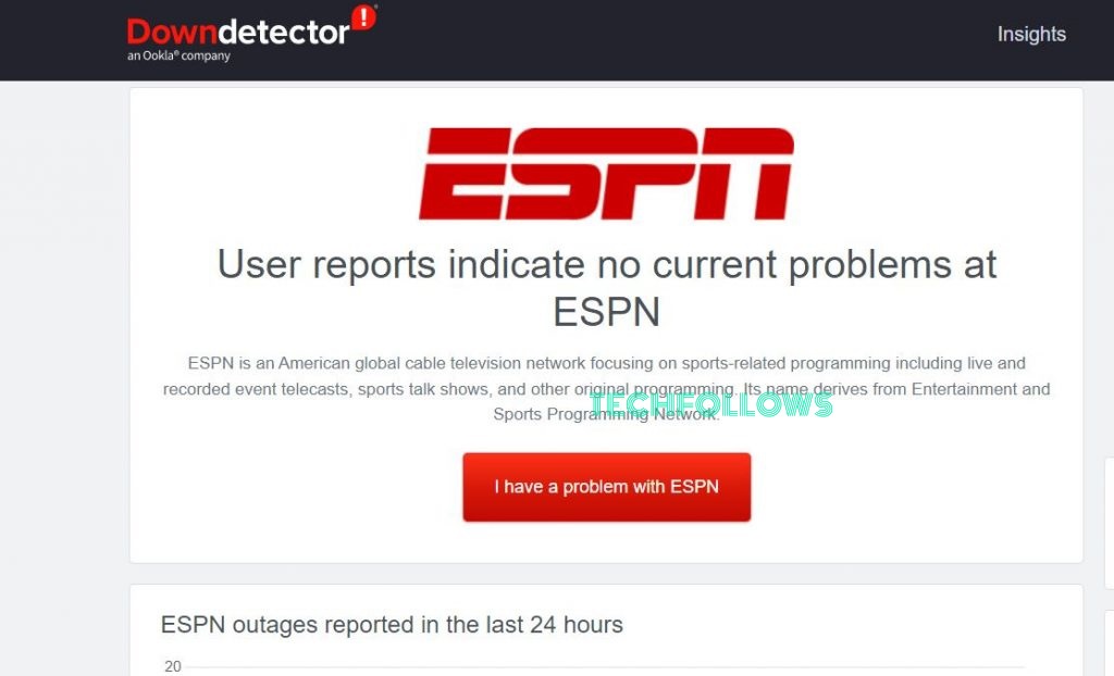 Check ESPN server