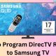 How to Program DirecTV Remote to Samsung TV