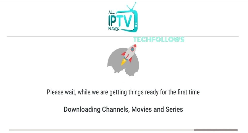 Wait for the IPTV content to load