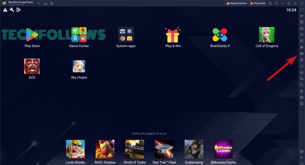 BlueStacks on PC