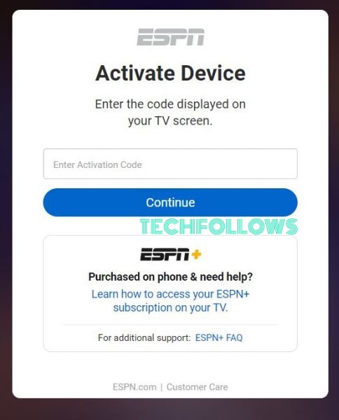 Activate ESPN on Apple TV