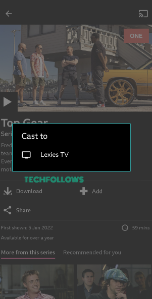 Chromecast BBC iPlayer app