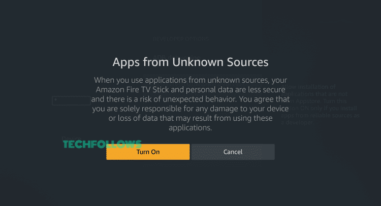 Enable Apps from Unknown Sources