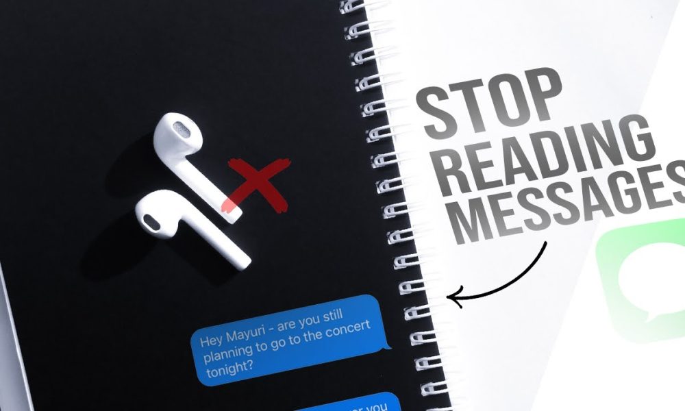 How to Stop AirPods From Reading Messages