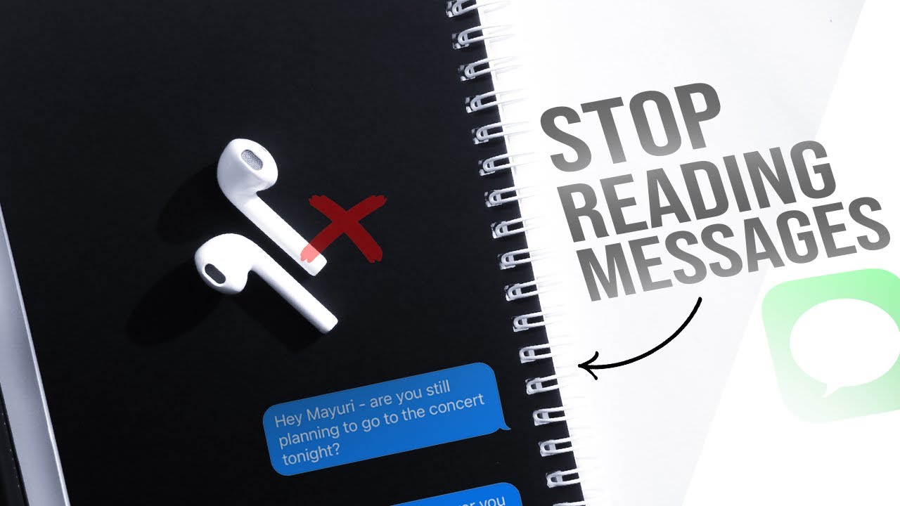 How to Stop AirPods From Reading Messages