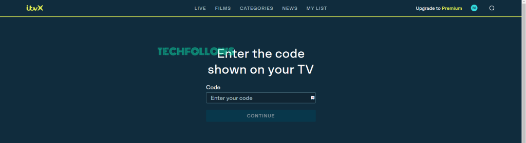 Activate the ITV Hub app on Roku